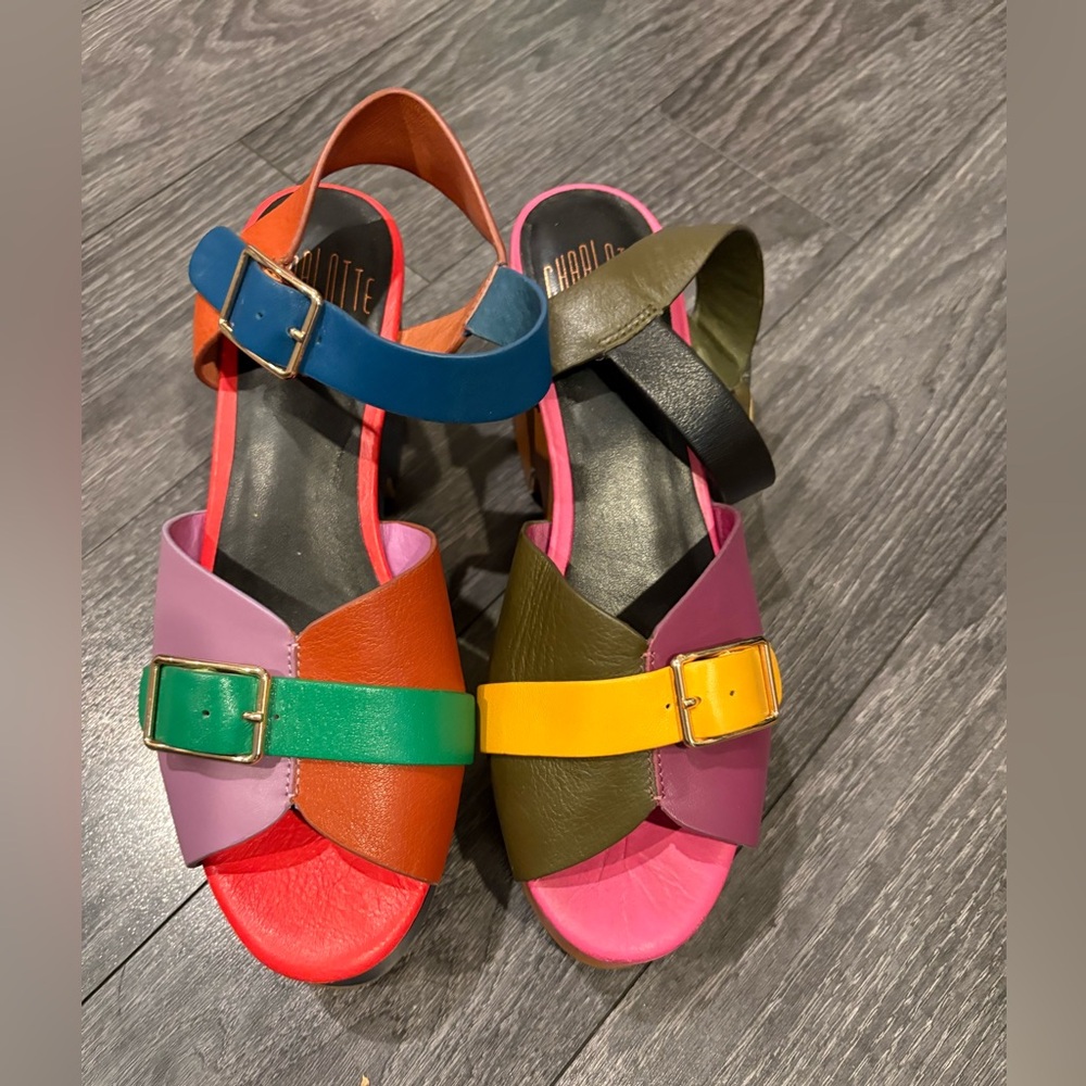 Charlotte Stone Multicolor Raf Sandals